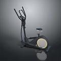 Modern Elliptical Trainer Fitness Equipment With Adjustable Console Handlebars And Pedals