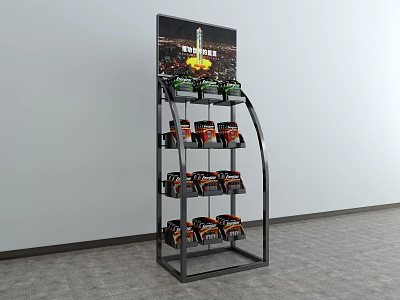 modern shelf 3d model modern shelf 3d model