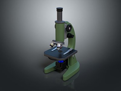 Microscope Magnifier Experimental Equipment Physical Equipment Chemical Observation Equipment Inspection Equipment Science Fiction Equipment 3d model