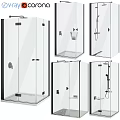 Modern Glass Shower Sauna Enclosures With Various Door Designs And Shower Systems