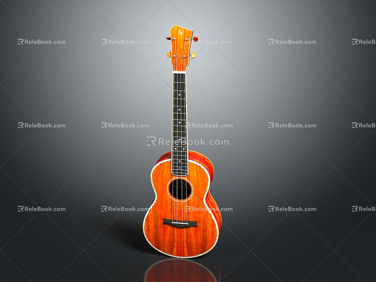 Guitar Classical Guitar Instrument String Plucked Instrument Western Instrument Western Music Equipment Western Equipment 3d model