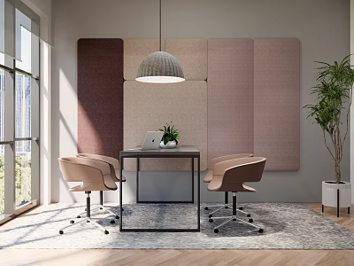 Modern Conference Room 3d model