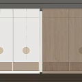 Modern Wardrobe Simple Wardrobe 3d model