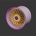 Hyundai wheel tire tire 3d model