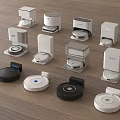 Modern sweeping robot mopping robot 3d model