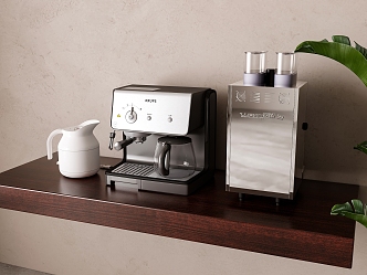 Modern coffee machine 3d model