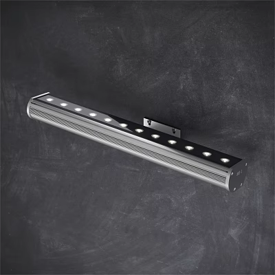 Sleek LED Downlights Spotlights Long Strip Fixture With Multiple LED Bulbs For Home Indoor Lighting 3d model
