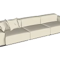 Modern Multiplayer Sofa 3d model