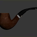 Unique Handmade Wooden Smoking Pipes With Various Designs Dark Brown Red Tones And Stem Accents
