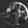 Innovative Gray And White Mechanical Toilet Design With Modern Features
