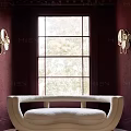 Bohinc Studio Kissing Sofa Pink Two Seater With Soft Fluffy Fabric Curved Design And Wheels