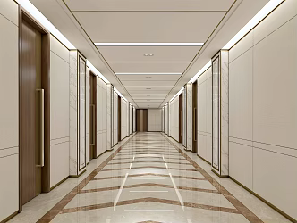 Modern Away Hotel Away Office Away 3d model