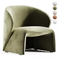 Stylish Accent Chair with Floral Pattern Upholstery and Colorful Decorative Balls