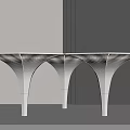 Modern Column Heterosexual Column Decorative Column 3d model