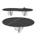 Modern dining table 3d model