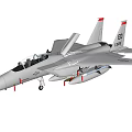 Toy Plane F15E 3d model