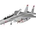 Toy Plane F15E 3d model