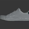 White Casual Sneakers With CHIC CHIC Logo And Lace Up Design For Everyday Wear