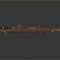 Crossbow Mechanical Crossbow Shift Bow and Arrow Shoot Far Equipment Weapons High-tech Crossbow 3d model