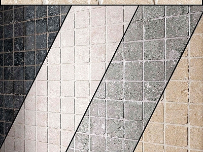 modern other stone tile mosaic square fap 3d model