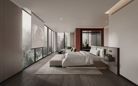 Quiet Room Homestay Room 3d model