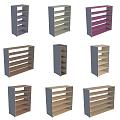 Furniture Storage Cabinet Shelf Cabinet Shelf 3d model