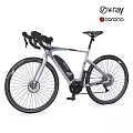 Corona Electric Road Bike With Lightweight Frame Black Components And Sporty Design