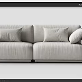 giorgetti ADAM double sofa multiplayer sofa combination 3d model