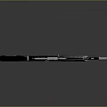 Modern Tactical Sniper Rifle With Black White Body Scope And Design Details