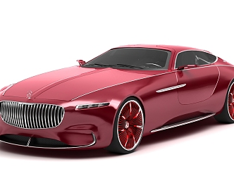 Car Sedan Mercedes-Benz Maybach vision6 sports car Luxury Sedan Luxury Car Super sports car Supercar 3d model