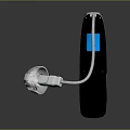 Signia Wireless Computer Headphones With Black Body And White Earbuds