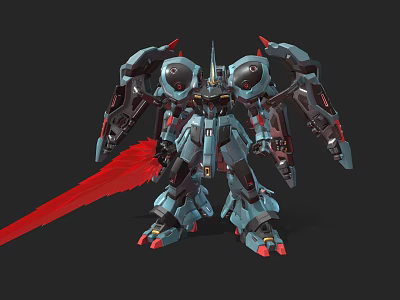 Robot Mecha Warrior Sci-Fi Mecha Space Robot Gundam Transformers Future Robot 3d model