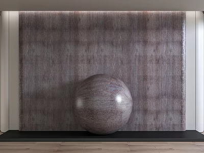 Modern Gray Wood Grain Wall Paneling With Textured Surface For Interior Design 3d model