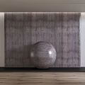 Modern Gray Wood Grain Wall Paneling With Textured Surface For Interior Design 3d model
