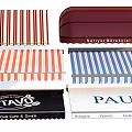 Colorful Striped Awnings with Red White Blue Orange Designs for Cafe Restaurant
