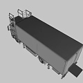 Efficient White Refrigerated Truck Featuring Hydraulic Lift Platform For Cargo Handling