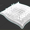 Modern Chess 3d model