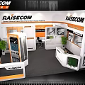 RAISECOM exhibition booth model 3d model
