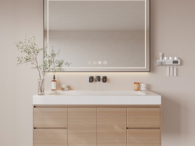 modern sink bathroom cabinet model