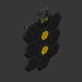 Sci-fi Shield 3d model