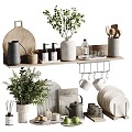 Kitchen Ornaments Kitchen Supplies Kitchenware Vase Seasoning Tableware 3d model