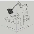 Commercial Kitchen Stainless Steel Meat Slicer Machine for Food Preparation