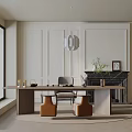 Modern table combination 3d model