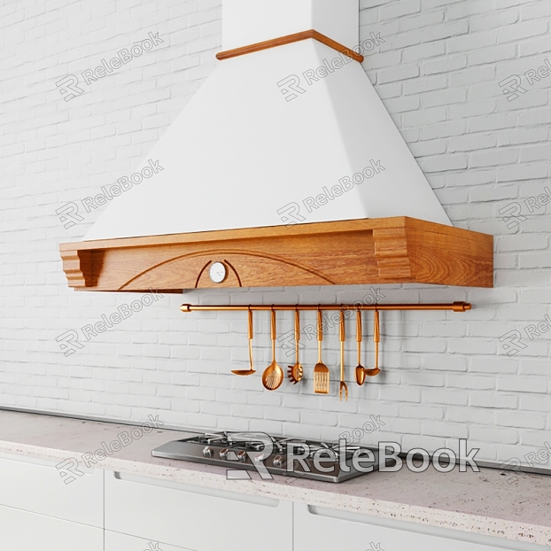 Modern Range Hood Range Hood Gas Stove Kitchen model