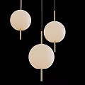 Modern Pendant Lights With Geometric Shapes Glass Balls And Metal Frames For Interior Design