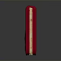 Red Long Zipper Wallet Stylish Daily Essentials With Smooth Surface And Durable Zipper
