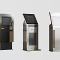 Public Facility Modern Self Service Kiosks with Touchscreen Interface for Public Use