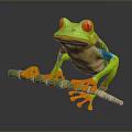 Frog Frog Frog Poison Frog Game Frog Reptile Cold Blooded Animal Reptile Reptile 3d model
