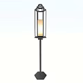 Outdoor Lantern Light Classic Design Illuminated in Garden Yard Evening Sky