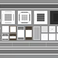 Different Types Of Air Conditioner Vents With Various Designs And Styles For Interior Spaces